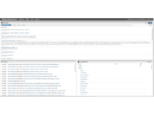Refinery has a dashboard that allows a user to view data sets, groups, and event information. The example shown is from the Harvard Stem Cell Institute Stem Cell Commons site, which is an instance of Refinery.