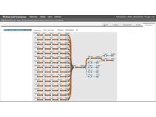 Refinery provides a visualization that gives users an interface to see the provenance of a given data set and relationships between the files. The example shown is from the Harvard Stem Cell Institute Stem Cell Commons site, which is an instance of Refinery.