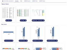 A screenshot of the UDI webpage showing a collection of charts that the interface supports.